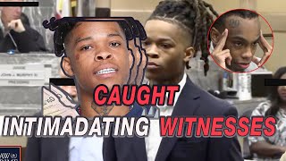 YNW BORTLEN gets CAUGHT INTIMIDATING a WITNESS  Its OVER for YNW MELLY [upl. by Eemaj494]