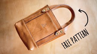 You Can Make this Leather Mini Tote [upl. by Amandie516]