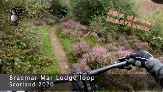 Scotland MTB Trails  3 Mar Lodge XC Loop Braemar [upl. by Ellebyam950]