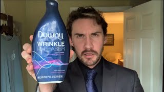 Downy Wrinkle Releaser Fabric Spray Light Fresh Scent Review [upl. by Euv]