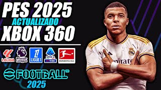 ⚽ ¡PES 20242025 PARA XBOX 360 ⚽¡TODO ACTUALIZADO [upl. by Ethan]