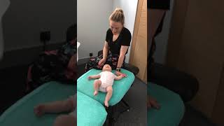 Chiropractic on baby craniosacral therapy [upl. by Darom]