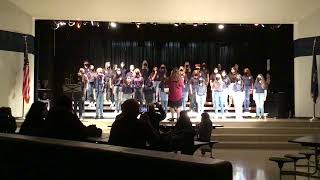 Larson 7th and 8th Grade Choir 2021 Kirksey Carol of the Bells [upl. by Hunt]