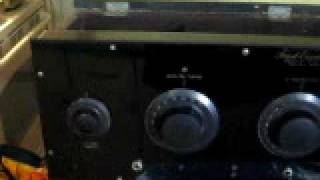 FREEDEISEMANN NR6 TRF NEUTRODYNE RADIO RECEIVER Misc video [upl. by Lucretia578]