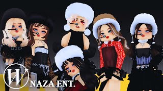 NAZA X PINKPUNK GTT GOT the beat 갓 더 비트 Step Back Stage Video  ROBLOX KPOP [upl. by Kaasi135]