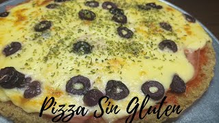 PIZZA SIN HARINA🍕  PIZZA Casera Con Base de Quinua o Quinoa😋 RECETA FACIL👌 [upl. by Aihsoem]