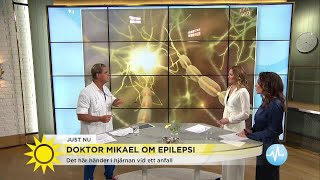 Så ska du göra om någon får epilepsianfall  Nyhetsmorgon TV4 [upl. by Lodi]