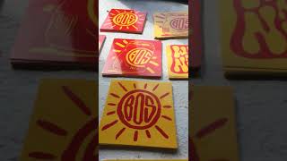 Screen printing vinyl stickers [upl. by Varion74]