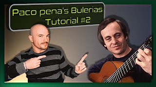 Bulerías Guitar Tutorial  The Secrets of Paco Peña [upl. by Eenad488]