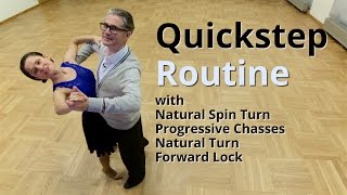 Basic Quickstep Routine  Progressive Chasse [upl. by Otaner]