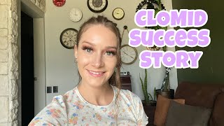 CLOMID SUCCESS STORY  FIRST CYCLE [upl. by Cost367]