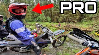 Can The Worlds Most Powerful Electric Dirt Bike Make Enduro Look Easy  Stark Varg Pro Ride [upl. by Gorey153]