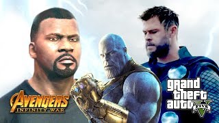 Avengers Infinity War  Part 2 GTA 5 Machinima [upl. by Yatnuahs708]