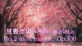 브람스의 Violin Sonata No 2 in A major Op 100는 서정적 멜로디와 감성적 깊이가 돋보이는 섬세한 걸작입니다 [upl. by Ytte]