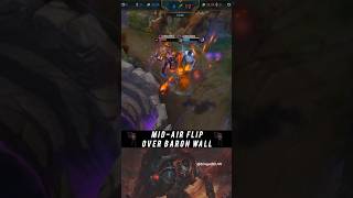 MidAir Flip Over Baron Wall  Singed League of Legends shorts [upl. by Flanigan]