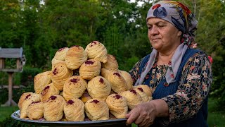 🌶 Making Chudu Traditional Azerbaijani Meat Pastry Recipe [upl. by Notsahc]