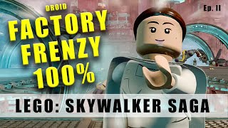 LEGO Star Wars The Skywalker Saga Droid Factory Frenzy walkthrough  Minikits Challenges guide [upl. by Namialus]