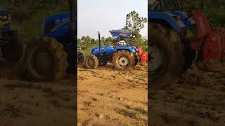 Sonalika tractor stock puling by new holland 4710 back power [upl. by Alley]