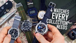 4 Watches Every Man Needs Whats The Perfect Collection Size GIAJ15 [upl. by Anwadal]