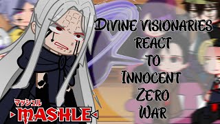 Divine Visionaries react to Innocent Zero War  Mash Burnedead  Mashle react [upl. by Siward507]