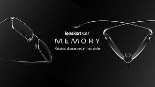 NewLaunch Introducing Bendable Glasses  Lenskart Air Memory  Lenskart [upl. by Ikkin615]