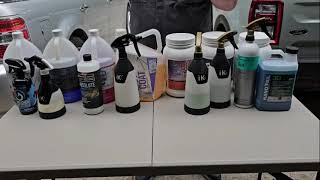 What Products I Use 20 yettiautodetailing [upl. by Issirk]