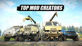 Snowrunner Top 5 best mod creators in my opinion [upl. by Linder]