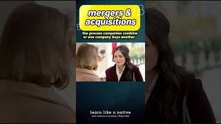 worked in mergers and acquisitions vocabularybuilding learnenglish [upl. by Helms]