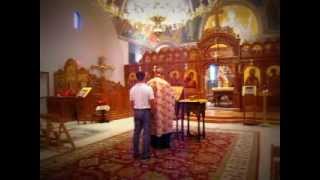 Kevins Chrismation  Christ the Saviour Orthodox Cathedral [upl. by Josephina]