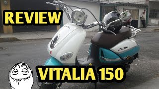 Review VITALIA 150 2018  ITALIKA [upl. by Ilahtan200]