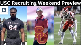 USC Football Recruiting Weekend Preview  USC Football Recruiting Update [upl. by Nanyk894]