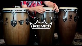 Remo Symmetry Drumhead Toca Conga Traditional [upl. by Ilac]