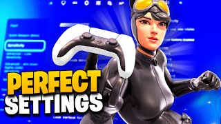 NEW BEST Chapter 5 Fortnite Controller Settings PS5XBOXPC [upl. by Atteuqihc]