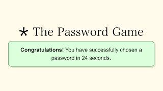 How speedrunners beat The Password Game in 24 seconds [upl. by Malory910]