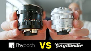 NOKTON vs SIMERA  Voigtländer or Thypoch 28mm [upl. by Auka]