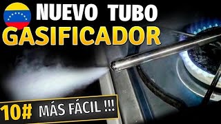 10 COCINA GASOIL  Fabricación de Tubo gasificador mejorado  FÁCIL DE HACER paso a paso [upl. by Yllek]