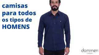 Camisaria Dommen  Camisas Masculinas [upl. by Wichman]