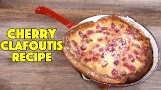 Cherry Clafoutis Recipe  Glen And Friends Cooking  How To Make Cherry Clafoutis aux Cerises [upl. by Dalton435]