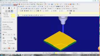 MasterCam x3 CNC Milling Bell crank [upl. by Falzetta529]