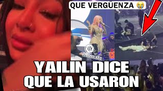 YAILIN LA MÁS VIRAL PASA VERGÜENZA EN EL CONCIERTO DE SANTIAGO MATÍAS [upl. by Cod378]