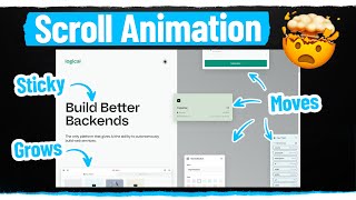 How To Create This Unbelievable CSS Scroll Animation [upl. by Nrubua799]