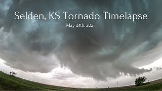 Selden KS Tornado Full Timelapse  Goes Through Town [upl. by Inat]