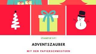 Adventszauber mit den Papierschwestern Tag 4  Kerzen bestempeln und verpacken [upl. by Minne]