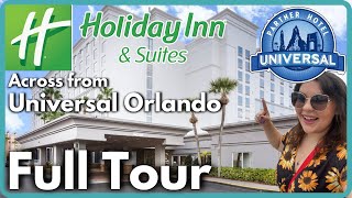 Holiday Inn amp Suites Full Tour Universal Orlando Partner Hotel Across from Universal Orlando [upl. by Biddie]