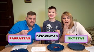 Iššūkis PAPRASTAS SKYSTAS DŽIOVINTAS challenge [upl. by Nnylsaj715]