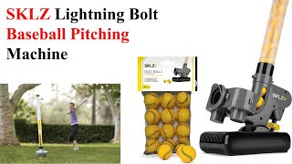 SKLZ Lightning Bolt Baseball Pitching Machine  Best Pitching Machine on the Market [upl. by Atenahs]