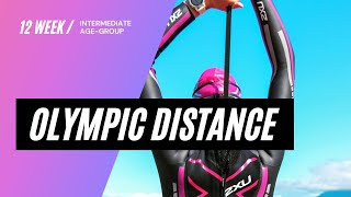 12Week Olympic Distance Triathlon Training Plan for Intermediate Age Group Athletes [upl. by Atilam]