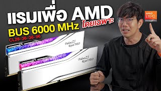 รีวิวแรม สำหรับ AMD Ryzen กับ GSkill trident Z5 Royal NEO rgb 6000MHz CL 28 แน่นๆ Latency ต่ำ [upl. by Horatia]