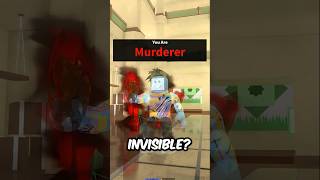 DOUBLE INVISIBLE in MM2 Roblox roblox mm2 shorts [upl. by Akemaj]