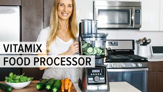 NEW VITAMIX FOOD PROCESSOR  is it worth it review  recipes [upl. by Enilamme]